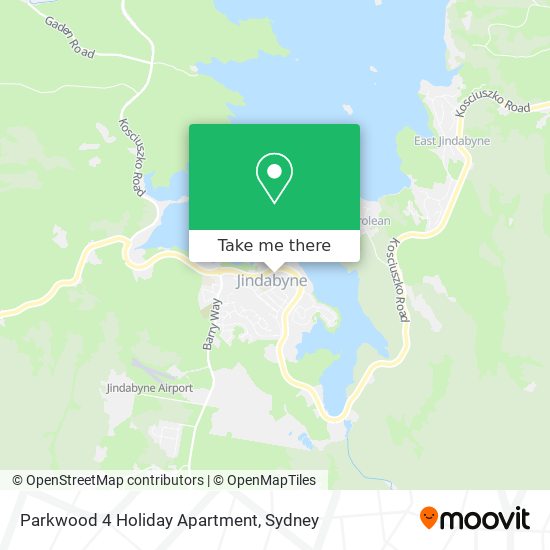 Parkwood 4 Holiday Apartment map