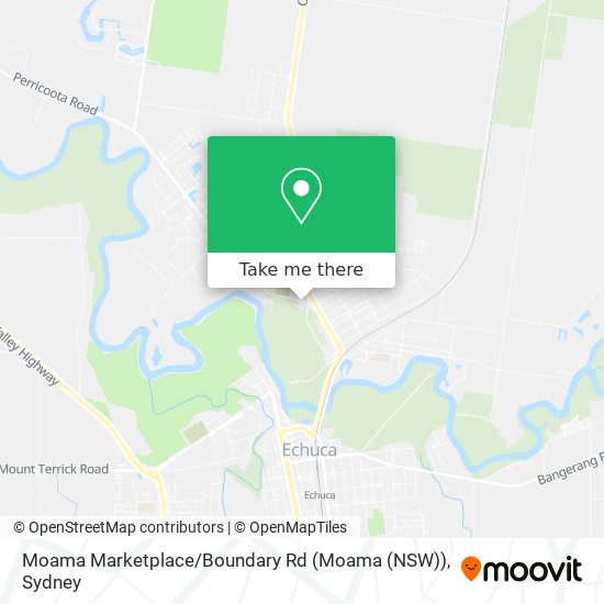 Moama Marketplace / Boundary Rd (Moama (NSW)) map
