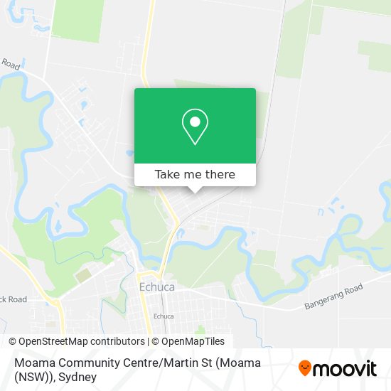Moama Community Centre / Martin St (Moama (NSW)) map