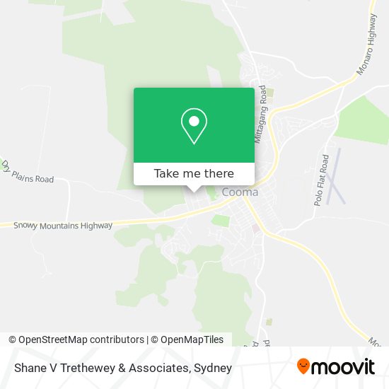 Mapa Shane V Trethewey & Associates