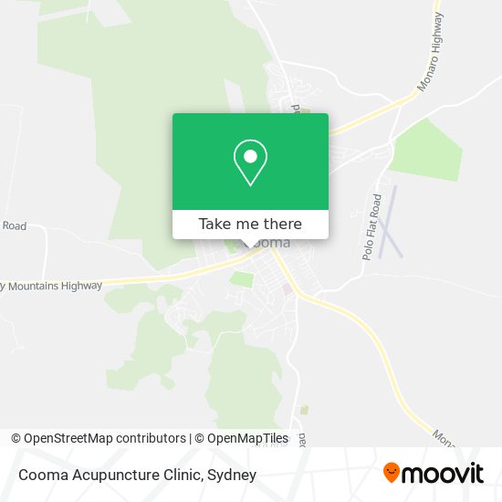 Mapa Cooma Acupuncture Clinic