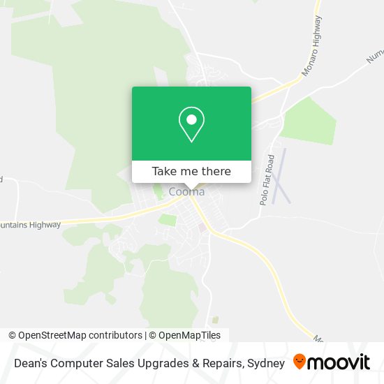 Dean's Computer Sales Upgrades & Repairs map