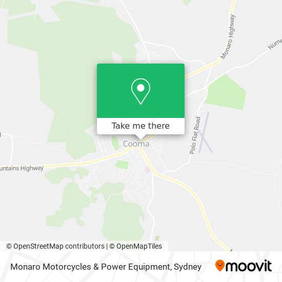 Monaro Motorcycles & Power Equipment map