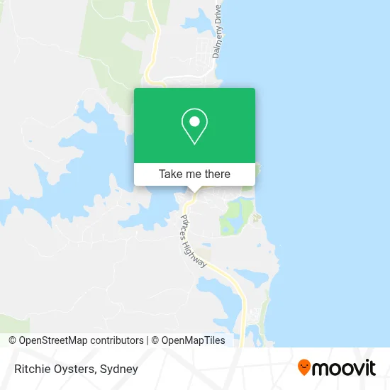 Ritchie Oysters map