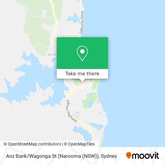 Anz Bank / Wagonga St (Narooma (NSW)) map