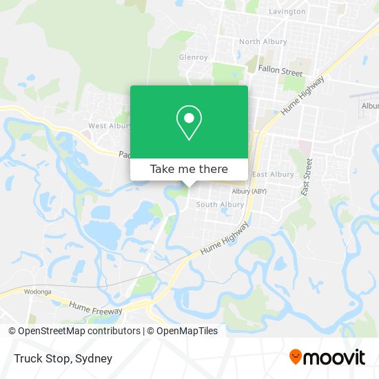 Mapa Truck Stop