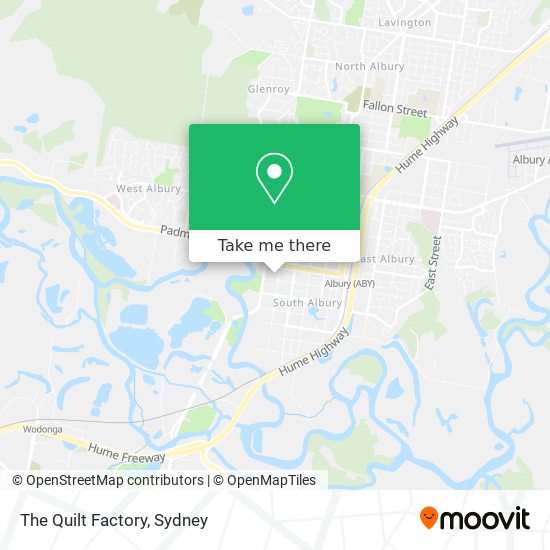 The Quilt Factory map