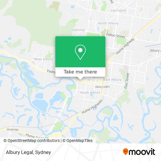 Albury Legal map