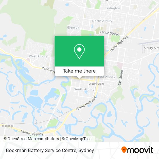 Bockman Battery Service Centre map