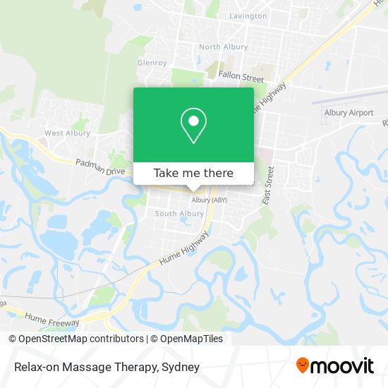 Relax-on Massage Therapy map