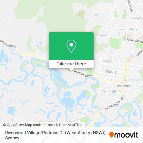 Riverwood Village / Padman Dr (West Albury (NSW)) map