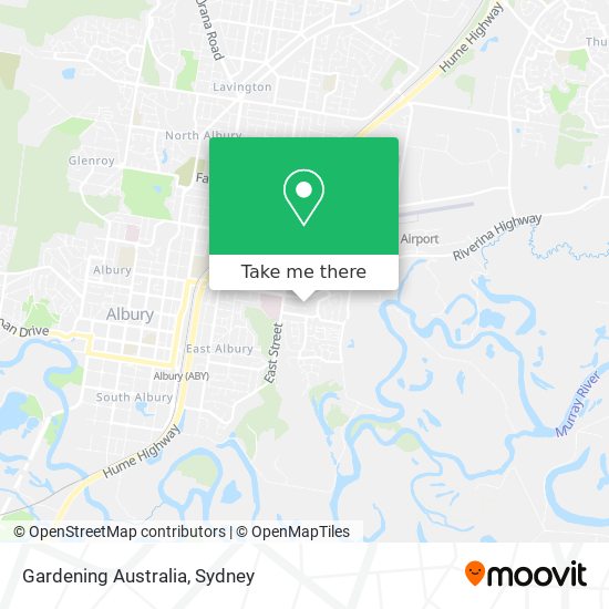 Mapa Gardening Australia