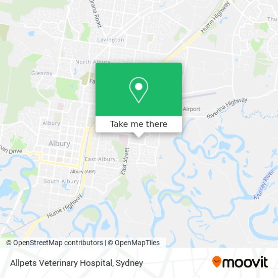Allpets Veterinary Hospital map