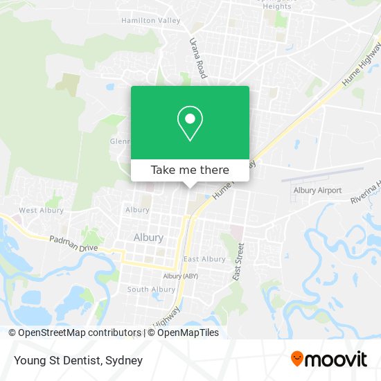 Mapa Young St Dentist