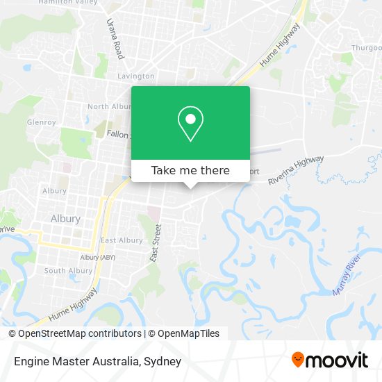 Mapa Engine Master Australia