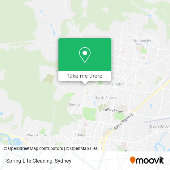 Spring Life Cleaning map