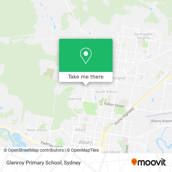 Glenroy Primary School map