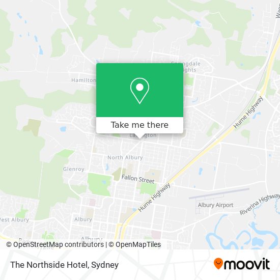 The Northside Hotel map