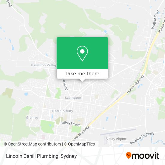 Lincoln Cahill Plumbing map