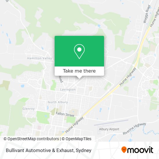 Bullivant Automotive & Exhaust map