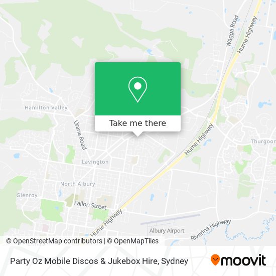 Mapa Party Oz Mobile Discos & Jukebox Hire