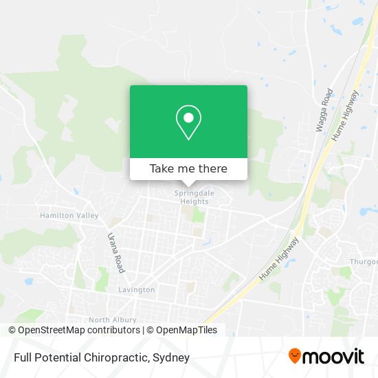 Full Potential Chiropractic map