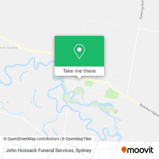 John Hossack Funeral Services map