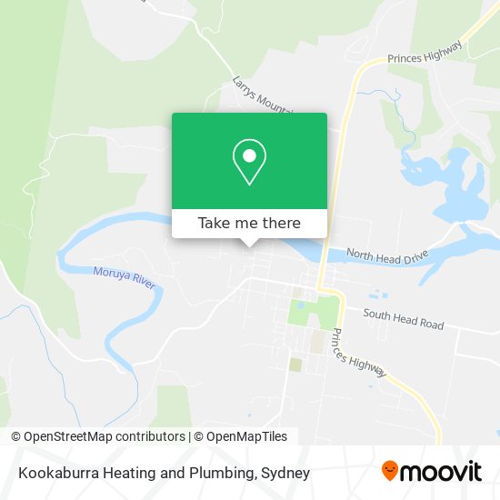 Kookaburra Heating and Plumbing map