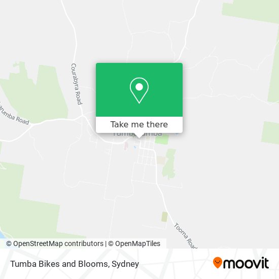 Tumba Bikes and Blooms map