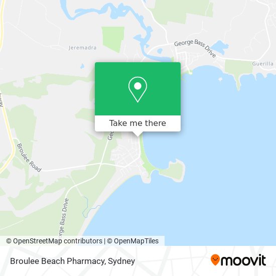 Broulee Beach Pharmacy map