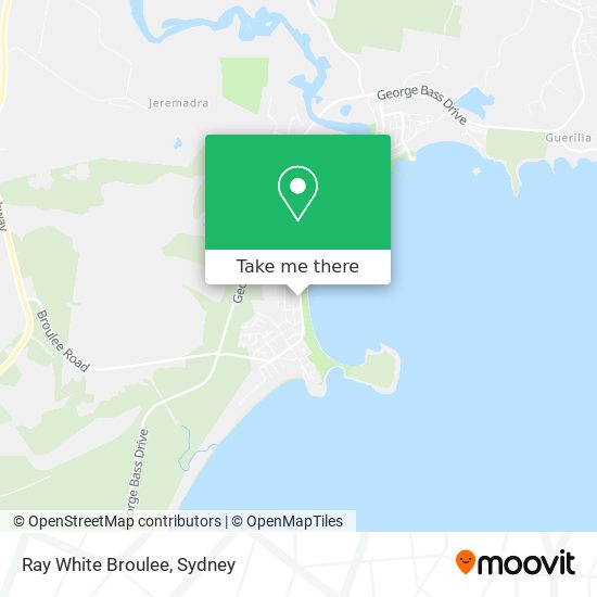 Ray White Broulee map