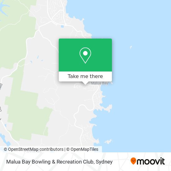 Malua Bay Bowling & Recreation Club map