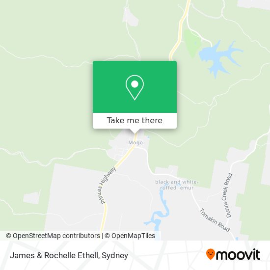 James & Rochelle Ethell map