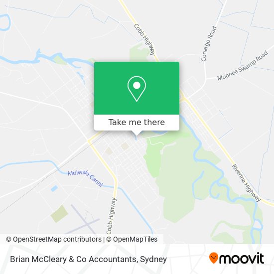 Mapa Brian McCleary & Co Accountants