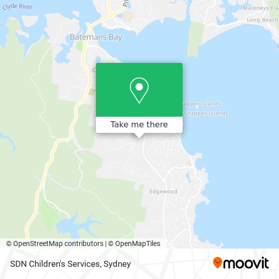 SDN Children's Services map