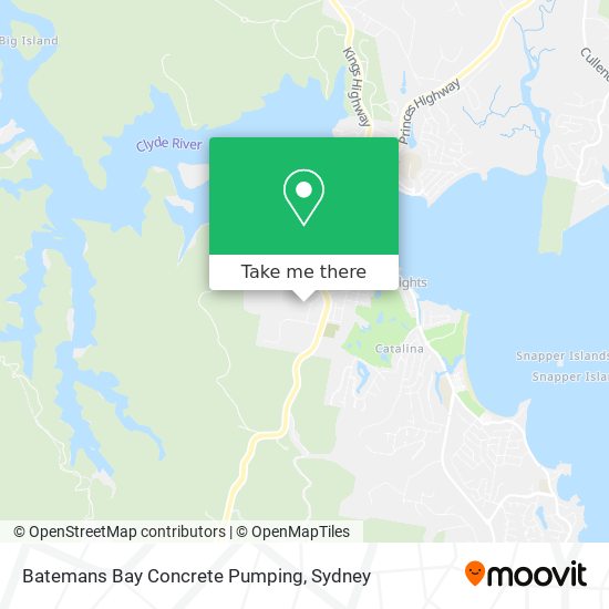 Batemans Bay Concrete Pumping map