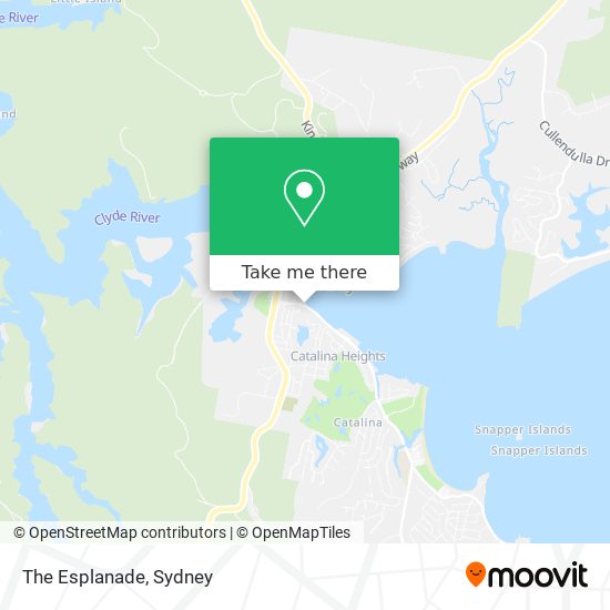 The Esplanade map