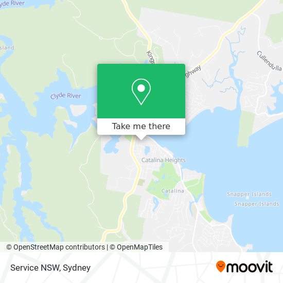 Service NSW map