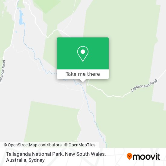 Tallaganda National Park, New South Wales, Australia map