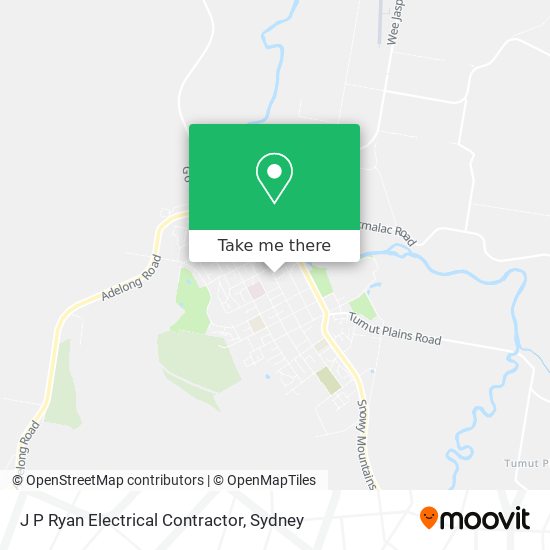 J P Ryan Electrical Contractor map