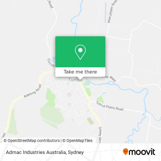 Mapa Admac Industries Australia