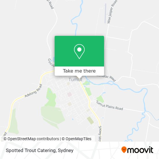 Spotted Trout Catering map