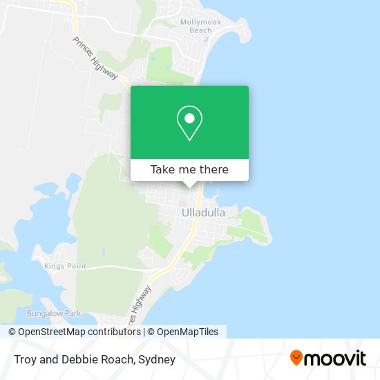 Troy and Debbie Roach map