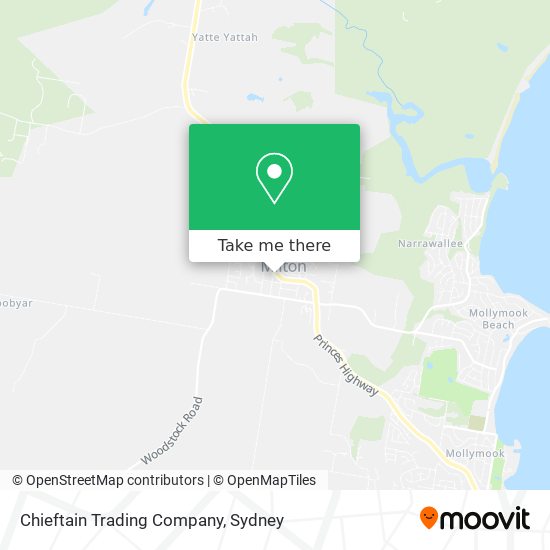 Mapa Chieftain Trading Company