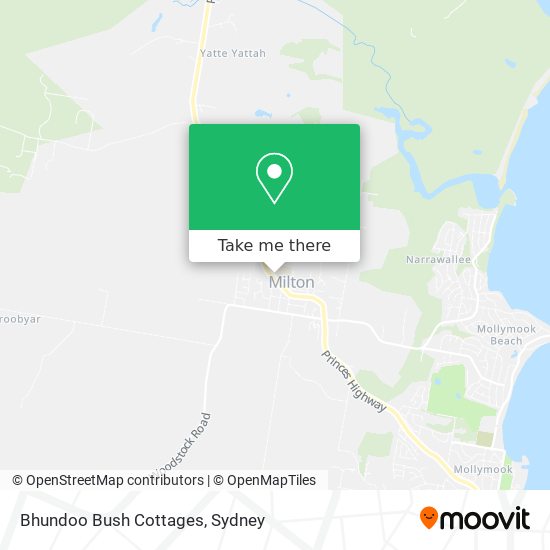 Bhundoo Bush Cottages map