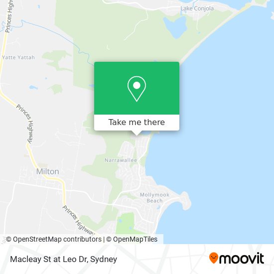 Macleay St at Leo Dr map