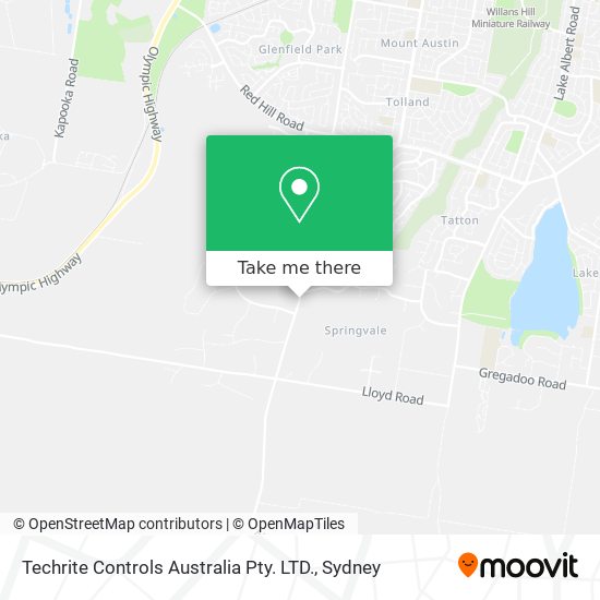 Techrite Controls Australia Pty. LTD. map