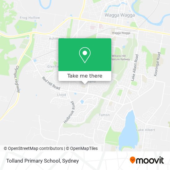 Tolland Primary School map