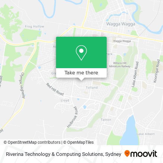 Riverina Technology & Computing Solutions map