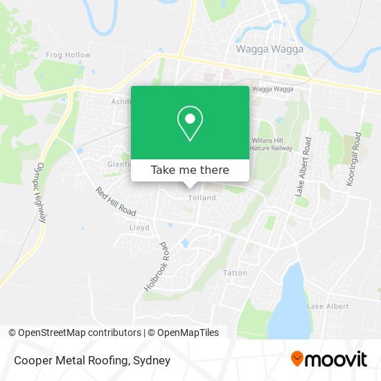 Cooper Metal Roofing map